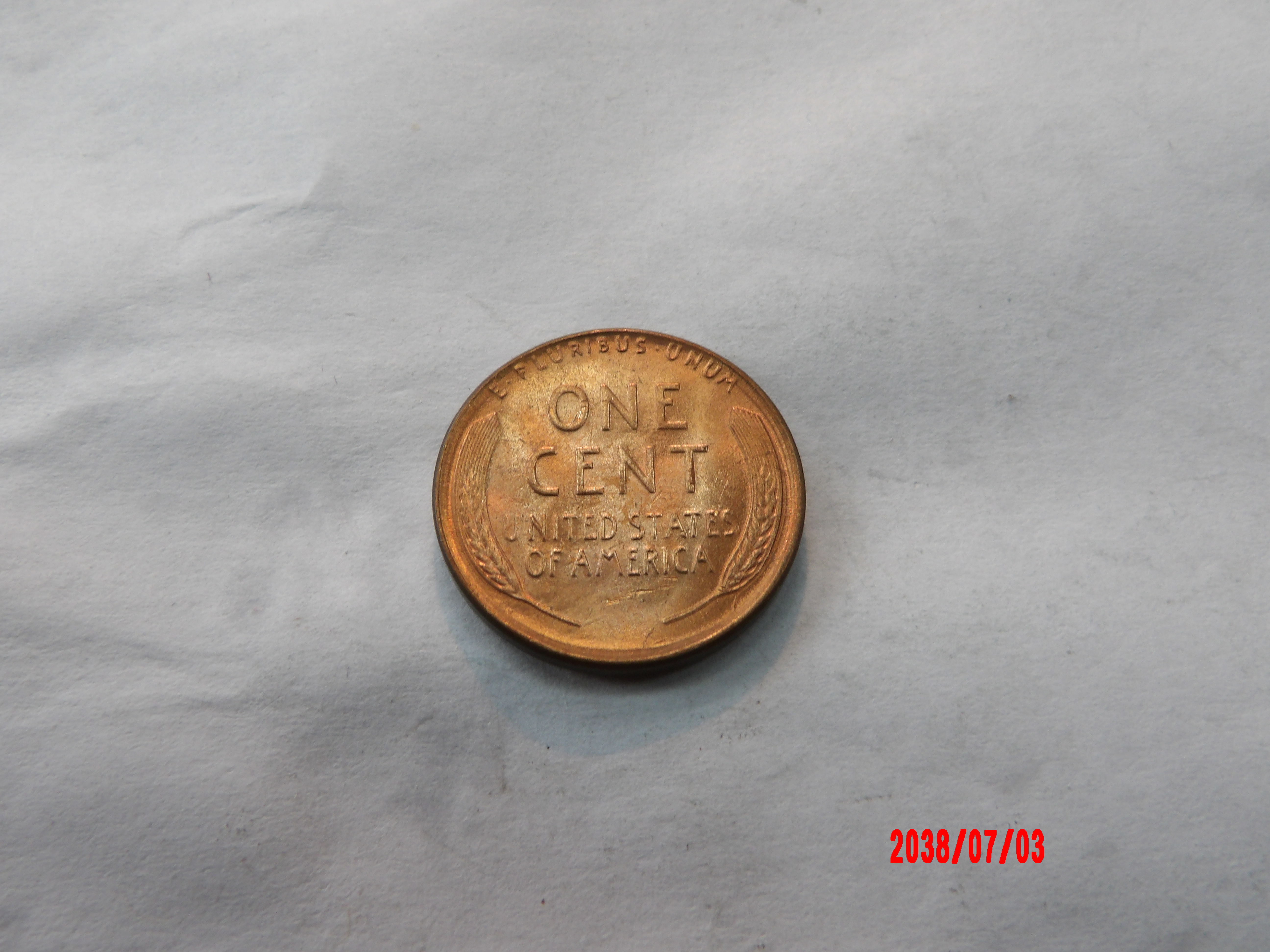 UNITED STATES, 1952, Cent - Image 2