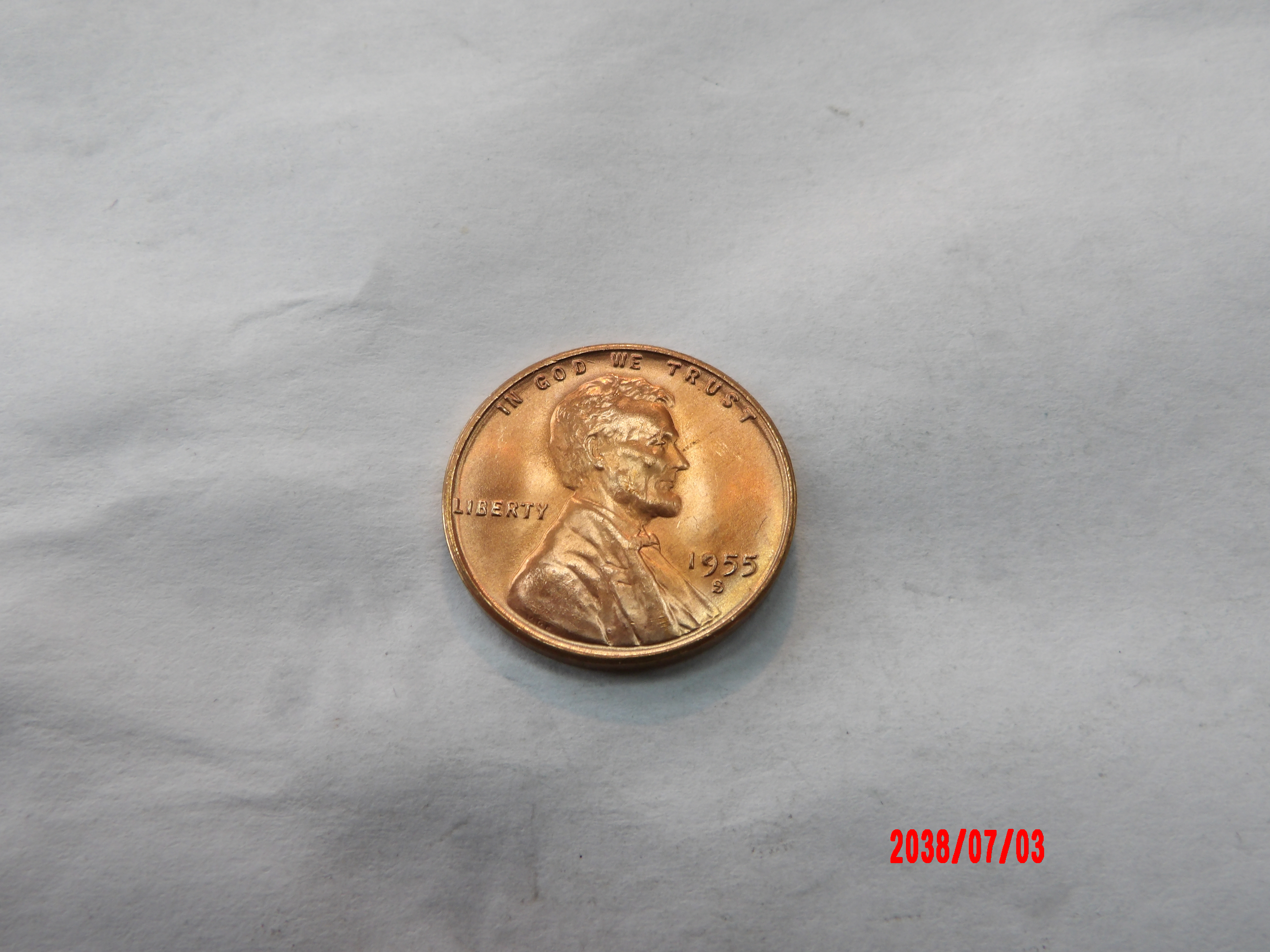 UNITED STATES, 1955S, Cent - Image 1