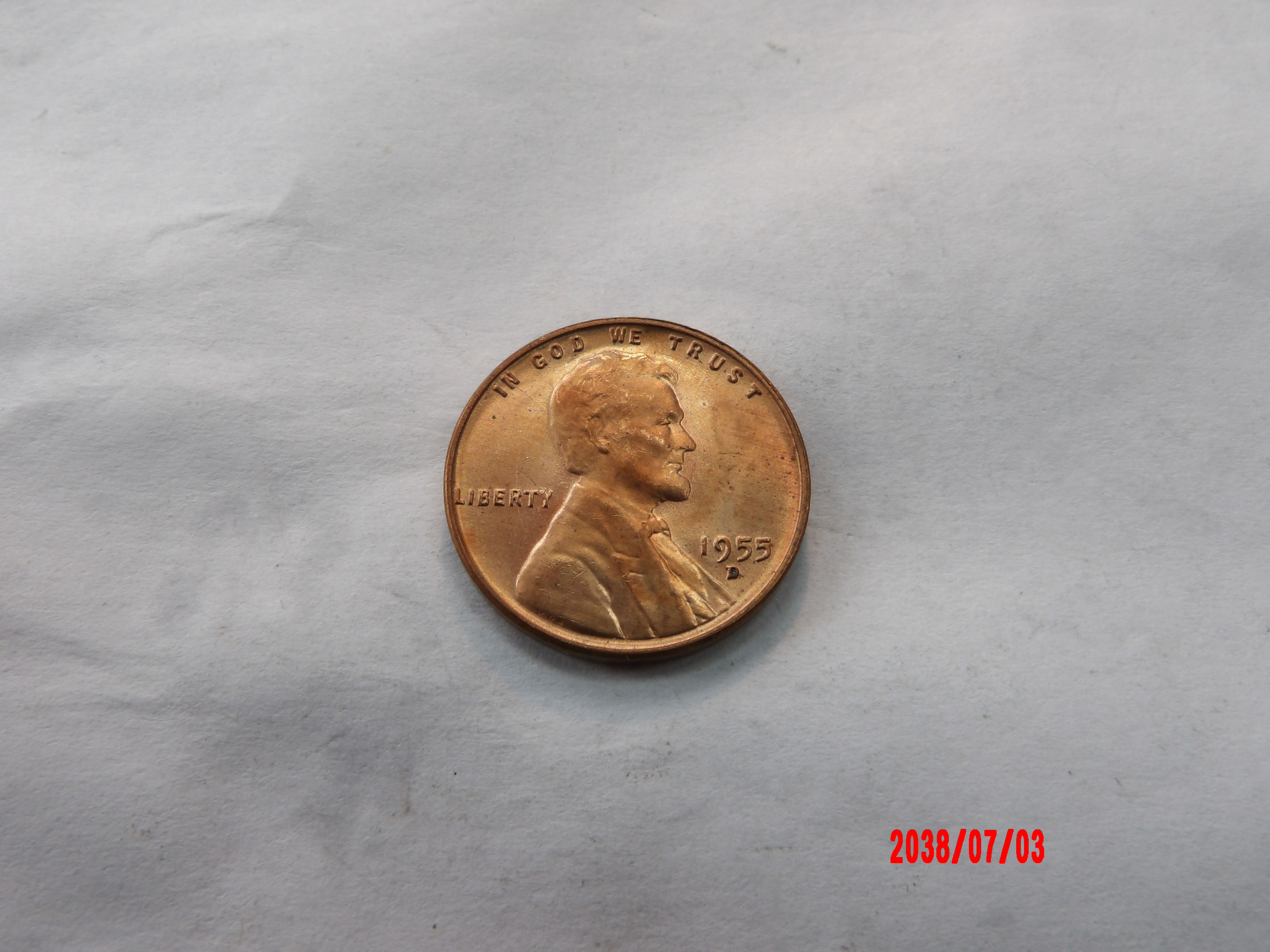 UNITED STATES, 1955D, Cent - Image 1