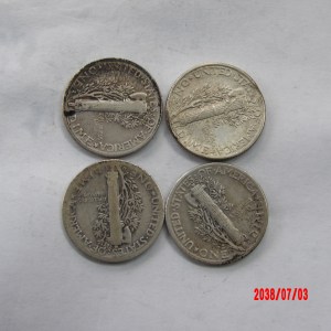 UNITED STATES, 1937S,38,38D, 39, 10 Cents - Image 2