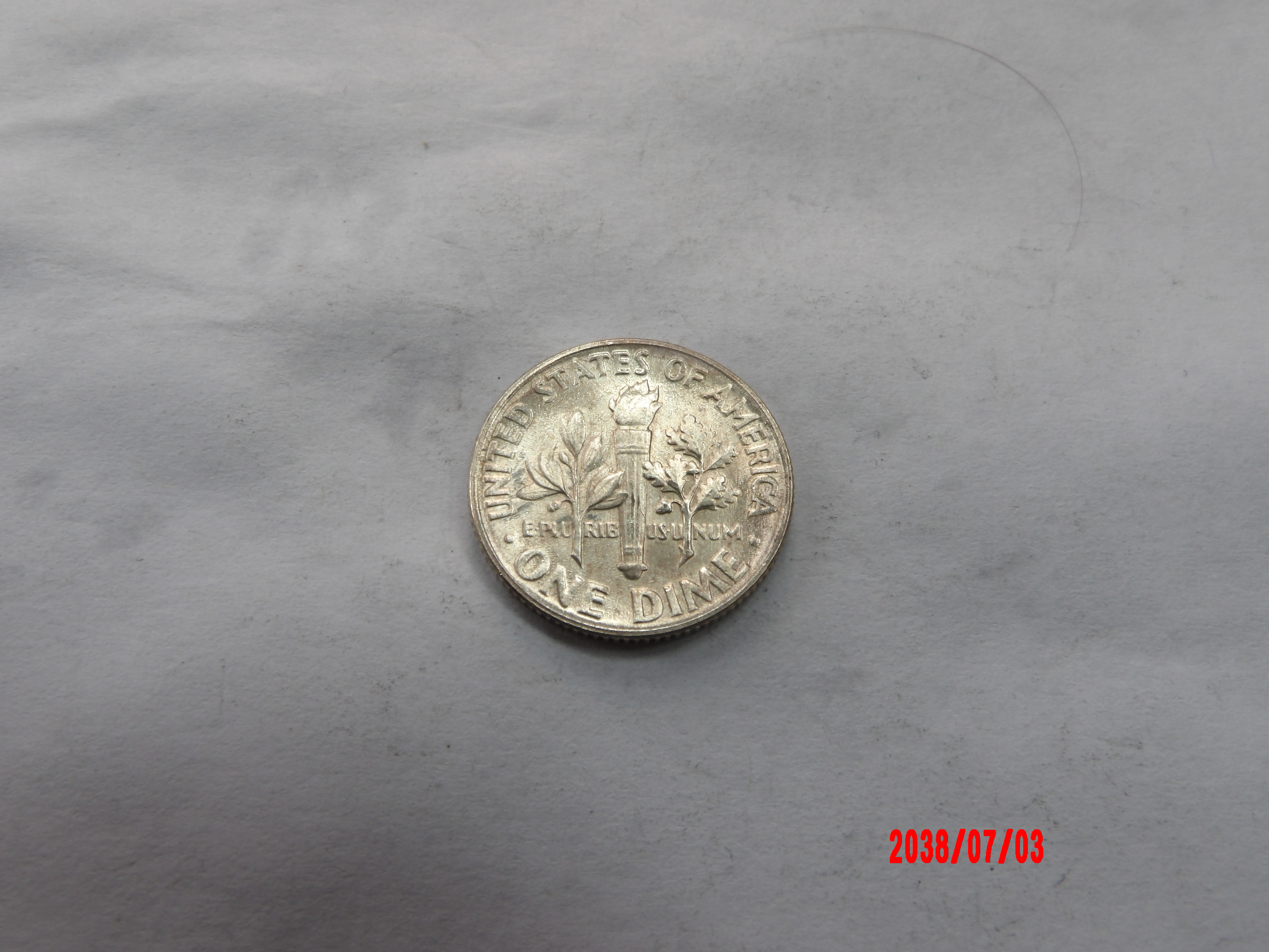 UNITED STATES, 1954, Dime - Image 2