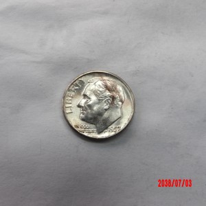 UNITED STATES, 1957D, Dime - Image 1