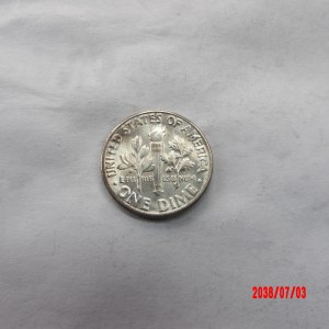 UNITED STATES, 1957D, Dime - Image 2