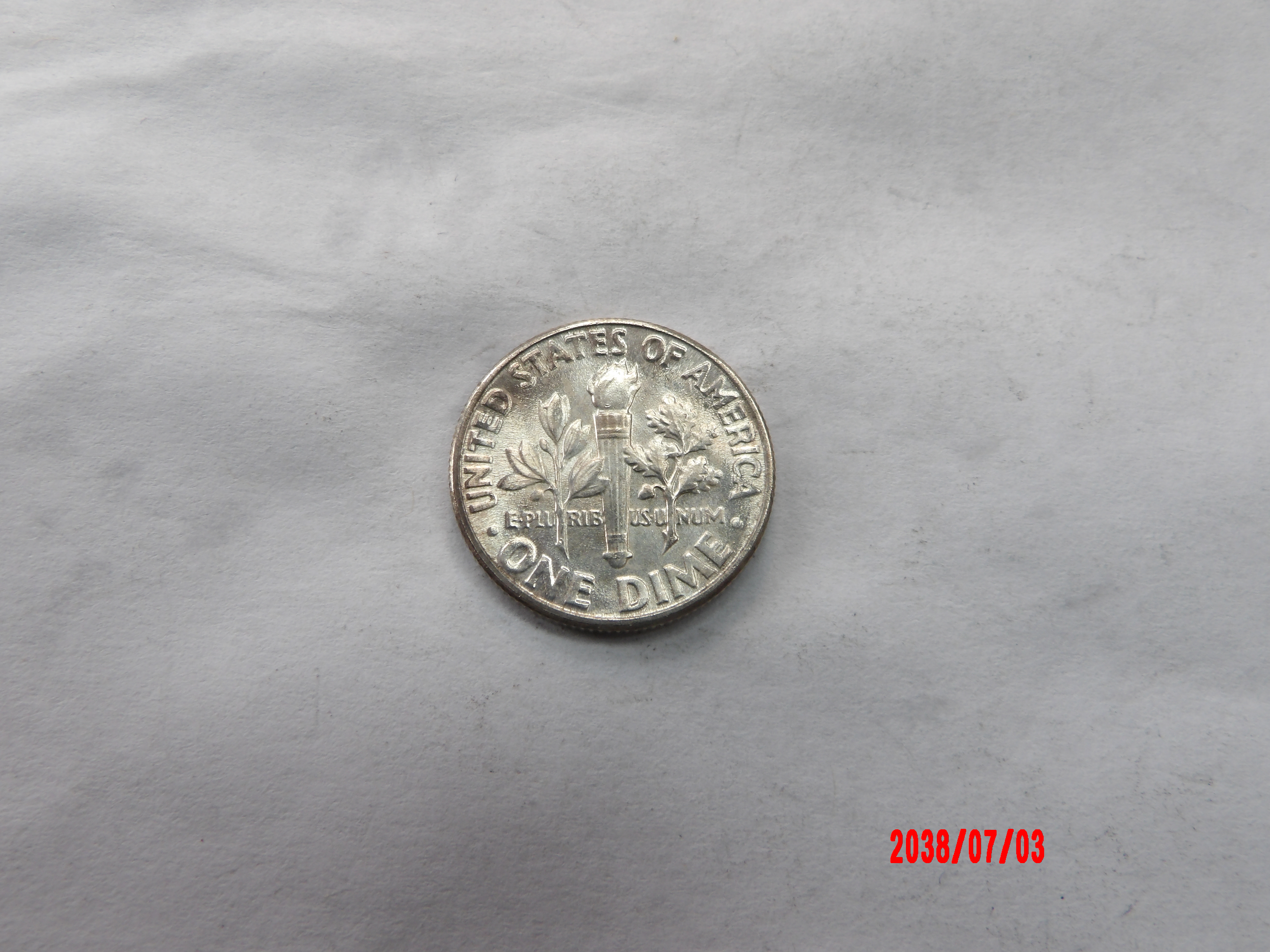 UNITED STATES, 1957D, Dime - Image 2