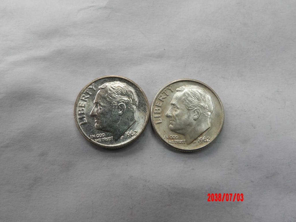 UNITED STATES, 1962,62D, Dime