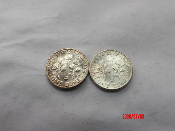 UNITED STATES, 1962,62D, Dime