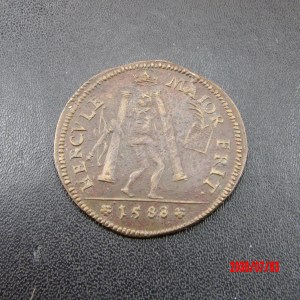 FRANCE, Charles IX, 1588, Ae29 - Image 2