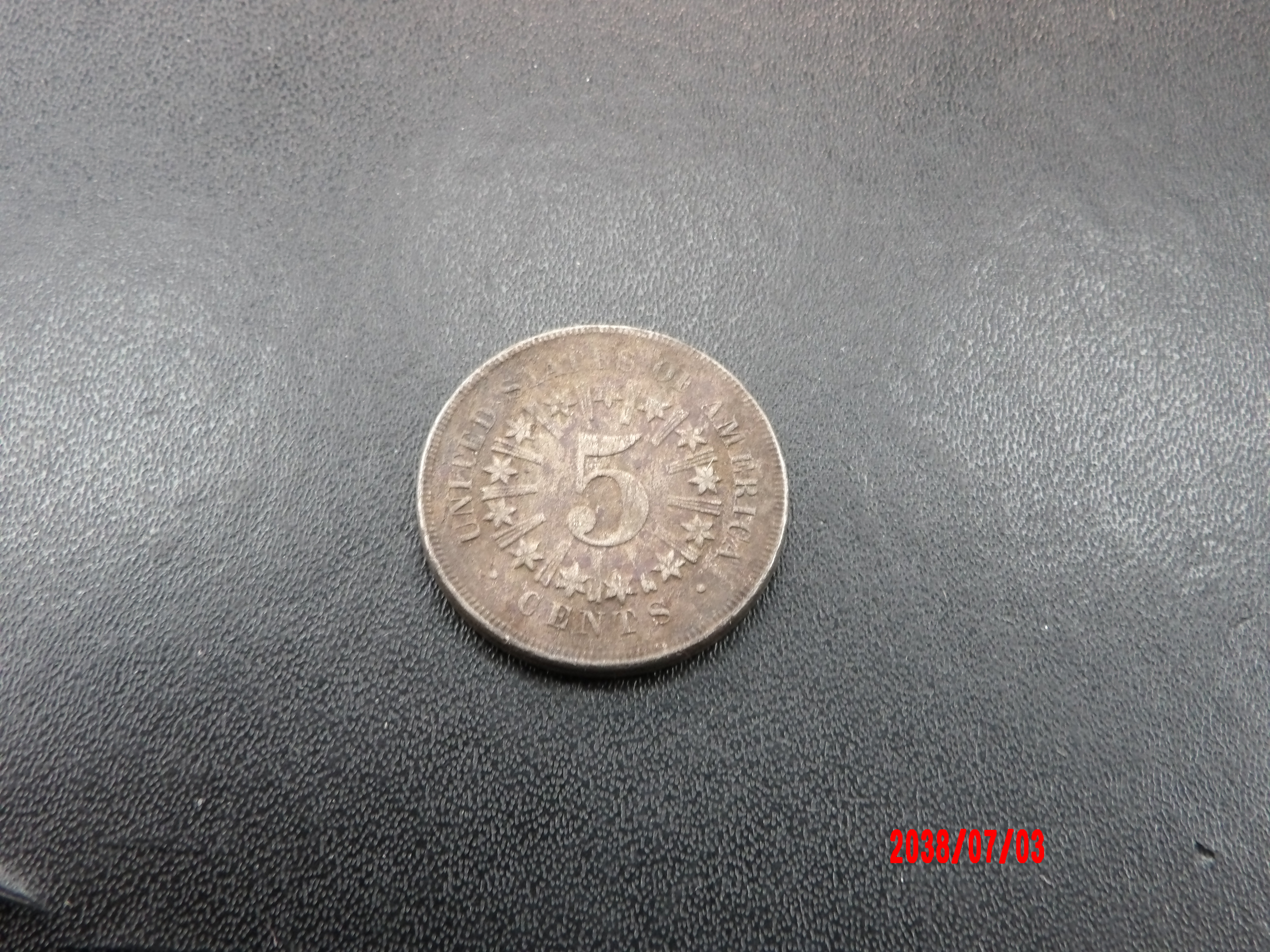 UNITED STATES, 1866, 5 Cents - Image 2