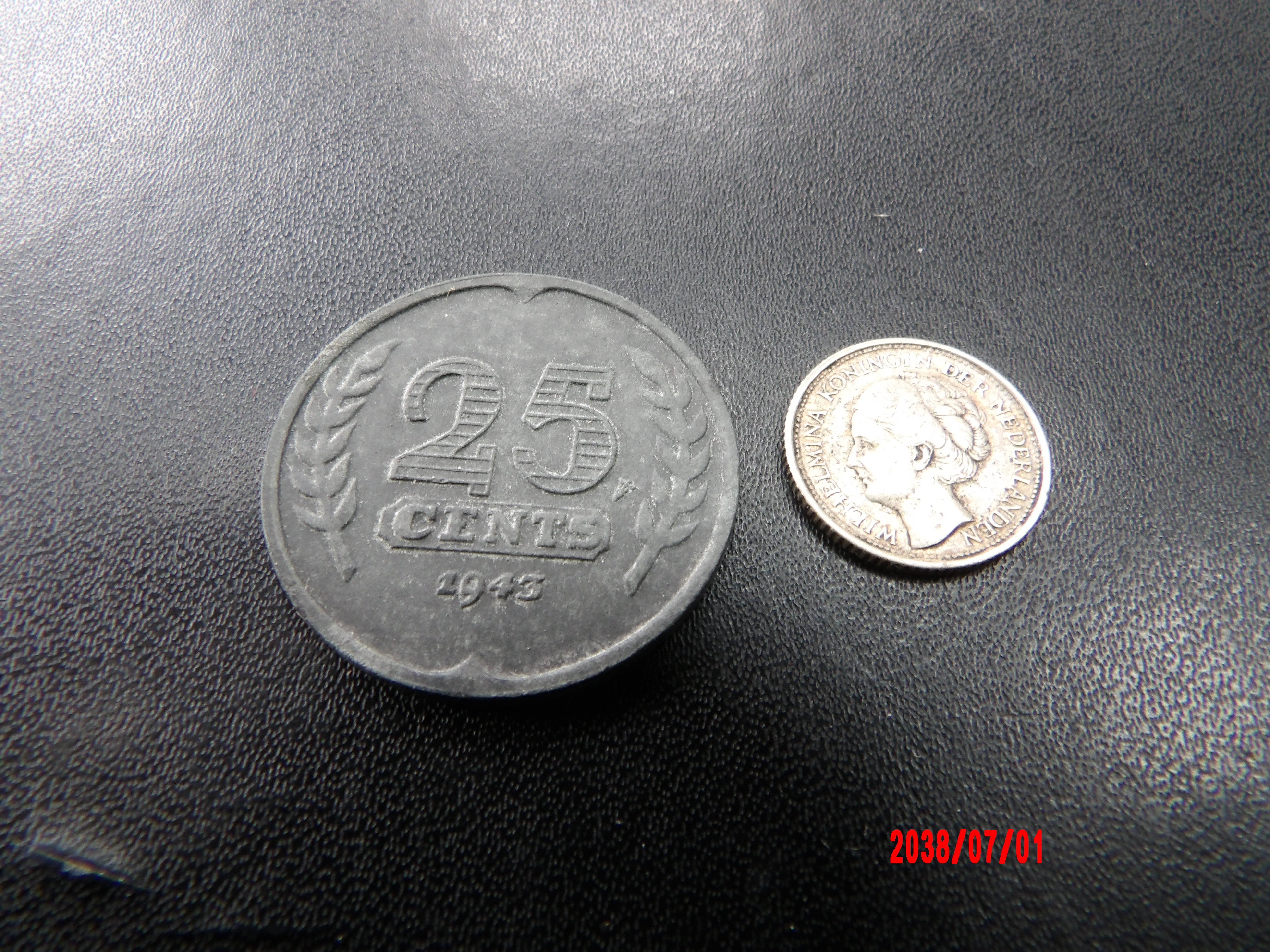 NETHERLANDS 1941,43, 10c,25c - Image 1