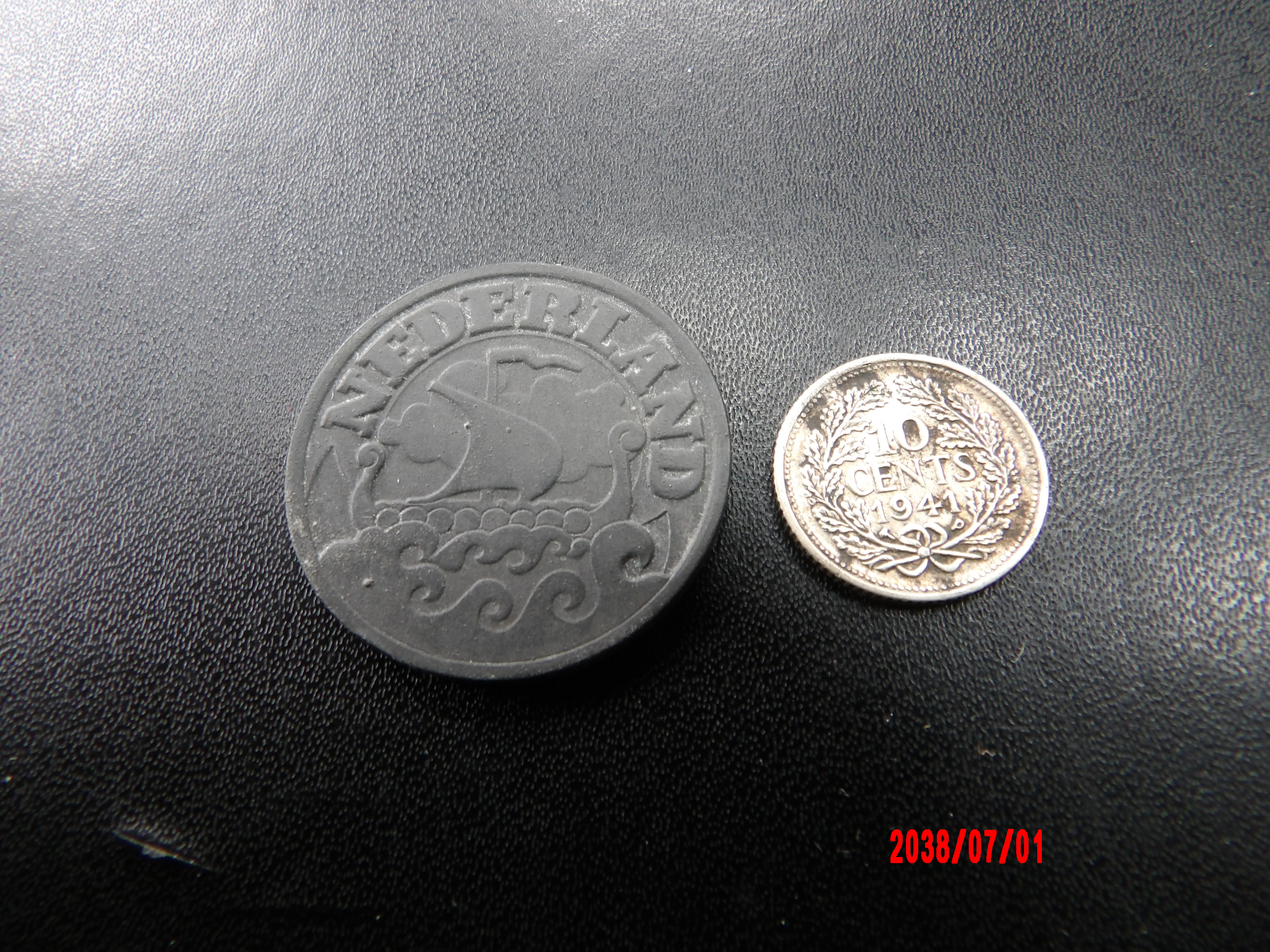 NETHERLANDS 1941,43, 10c,25c - Image 2
