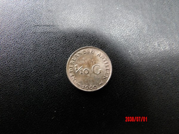 NETHERLANDS ANTILLES, 1960, 1/10th Gulden