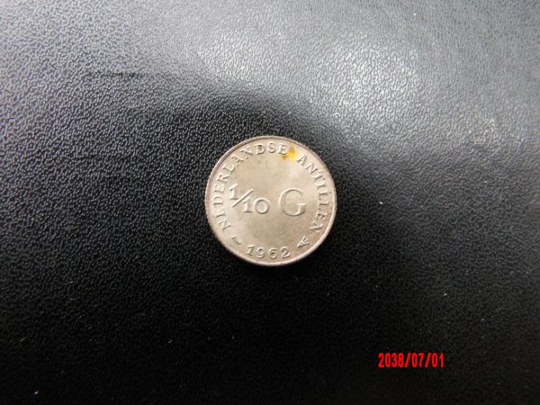 NETHERLANDS ANTILLES, 1962, 1/10th Gulden