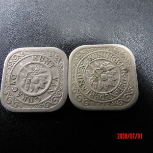 CURACAO, 1943,48;  5 Cents - Image 1