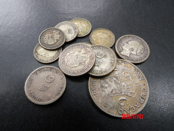 CURACAO, Mixed date Lot of Silver Coins*