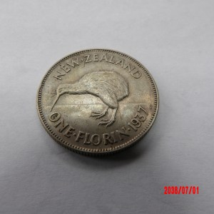 NEW ZEALAND, 1937, Florin* - Image 2
