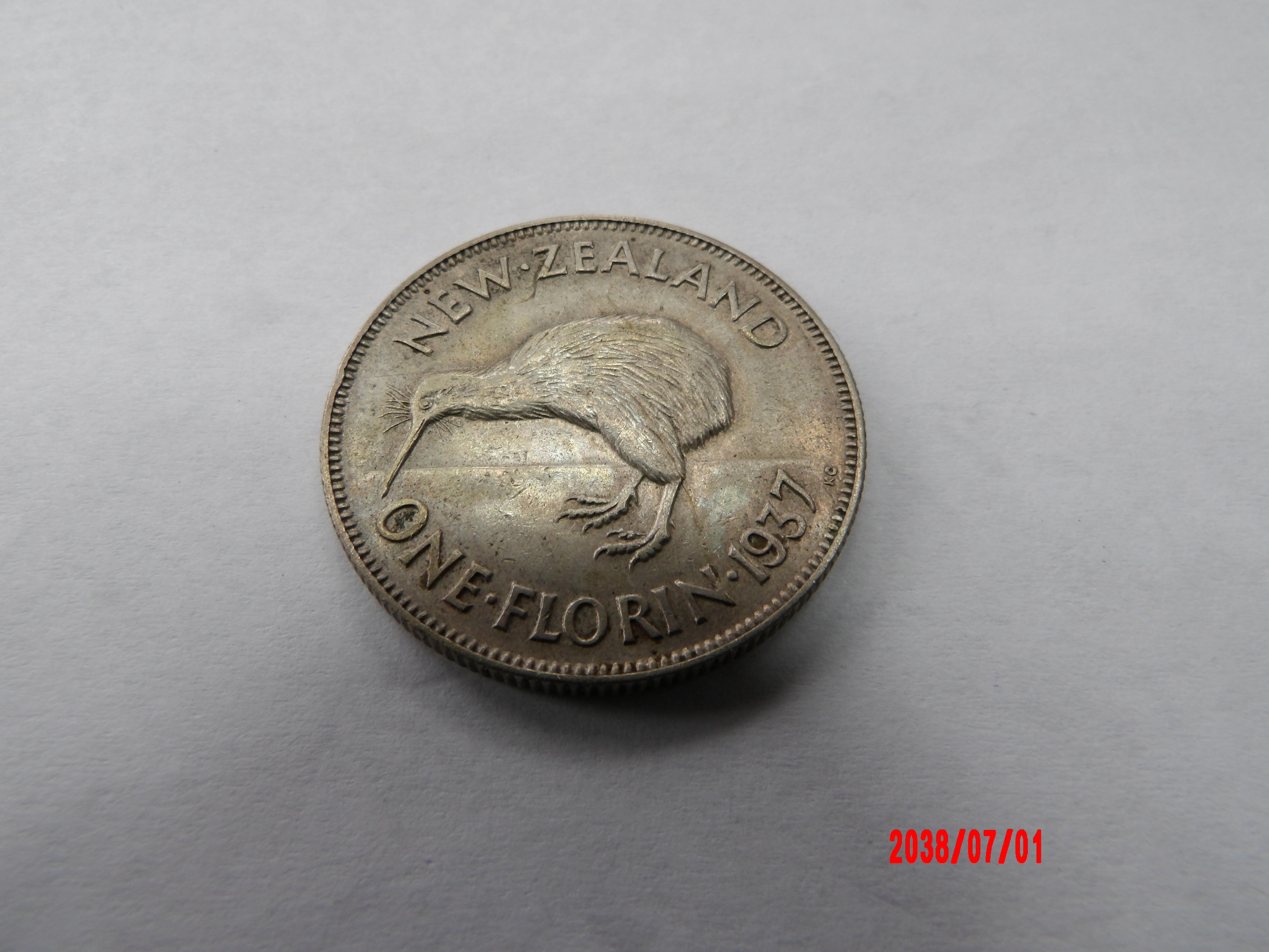 NEW ZEALAND, 1937, Florin* - Image 2