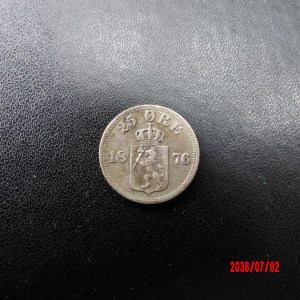 NORWAY, 1876, 25Ore - Image 2