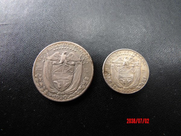 PANAMA, 1930 1/10th, 1/4 Balboa*